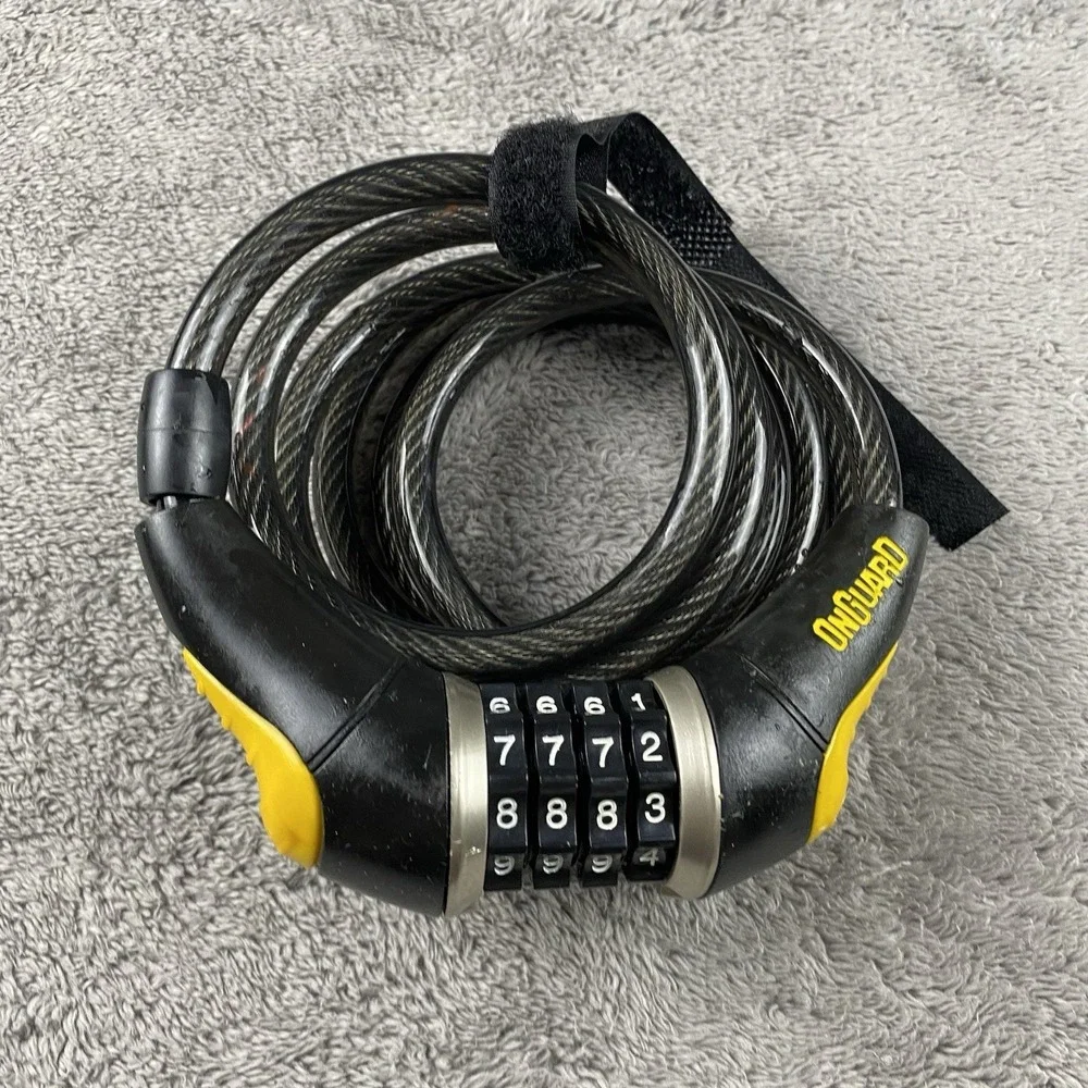 OnGuard Rottweiler Armored Cable Bike Lock Combination